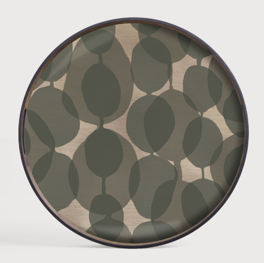 Connected Dots Glass Tray