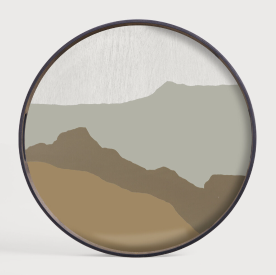 Wabi Sabi glass tray S