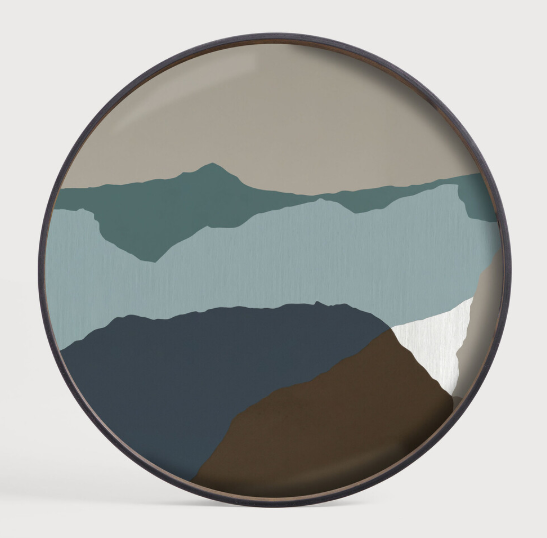 Wabi Sabi glass tray