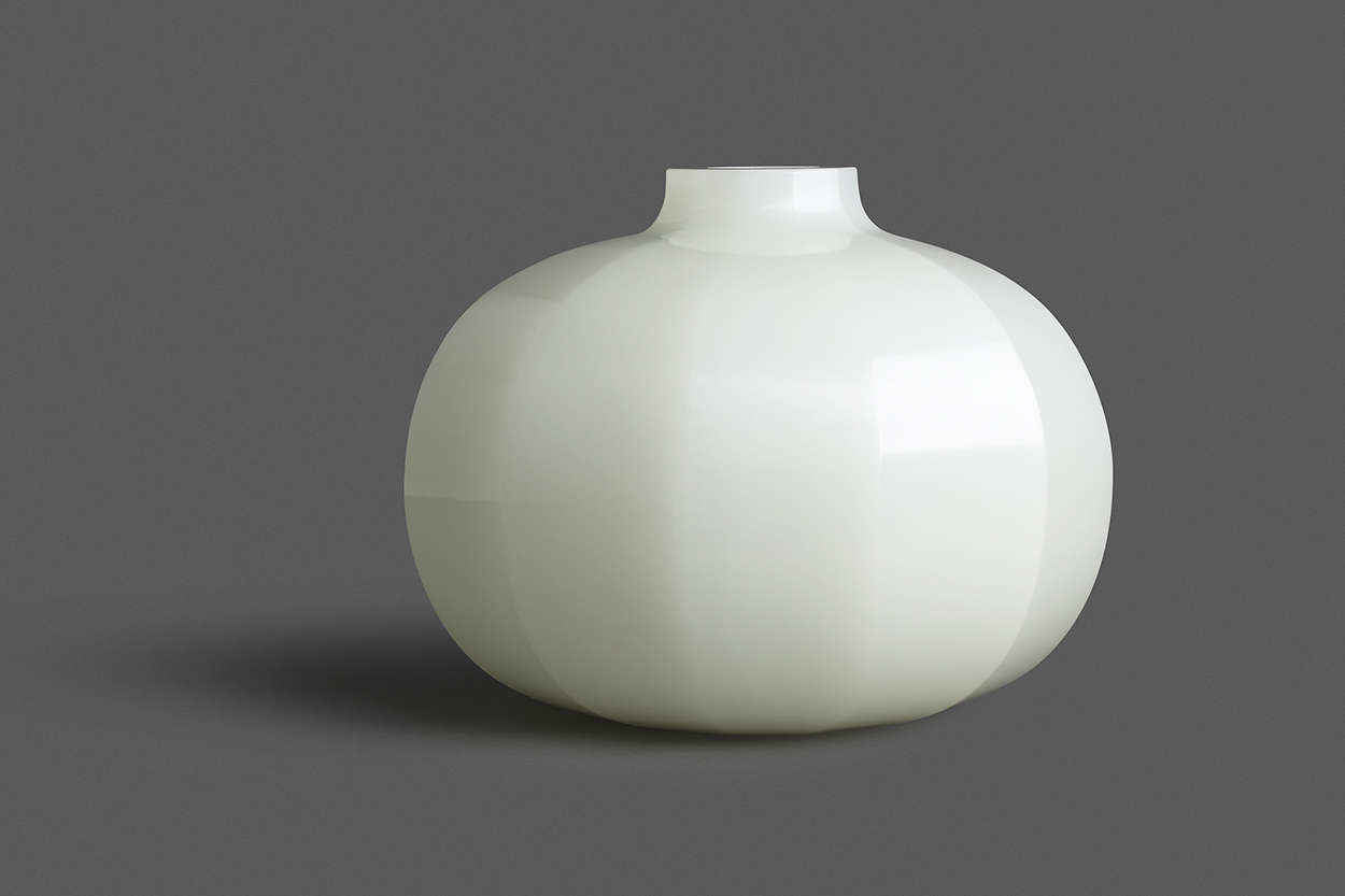 Peking Glass 玻璃花器 南瓜瓶