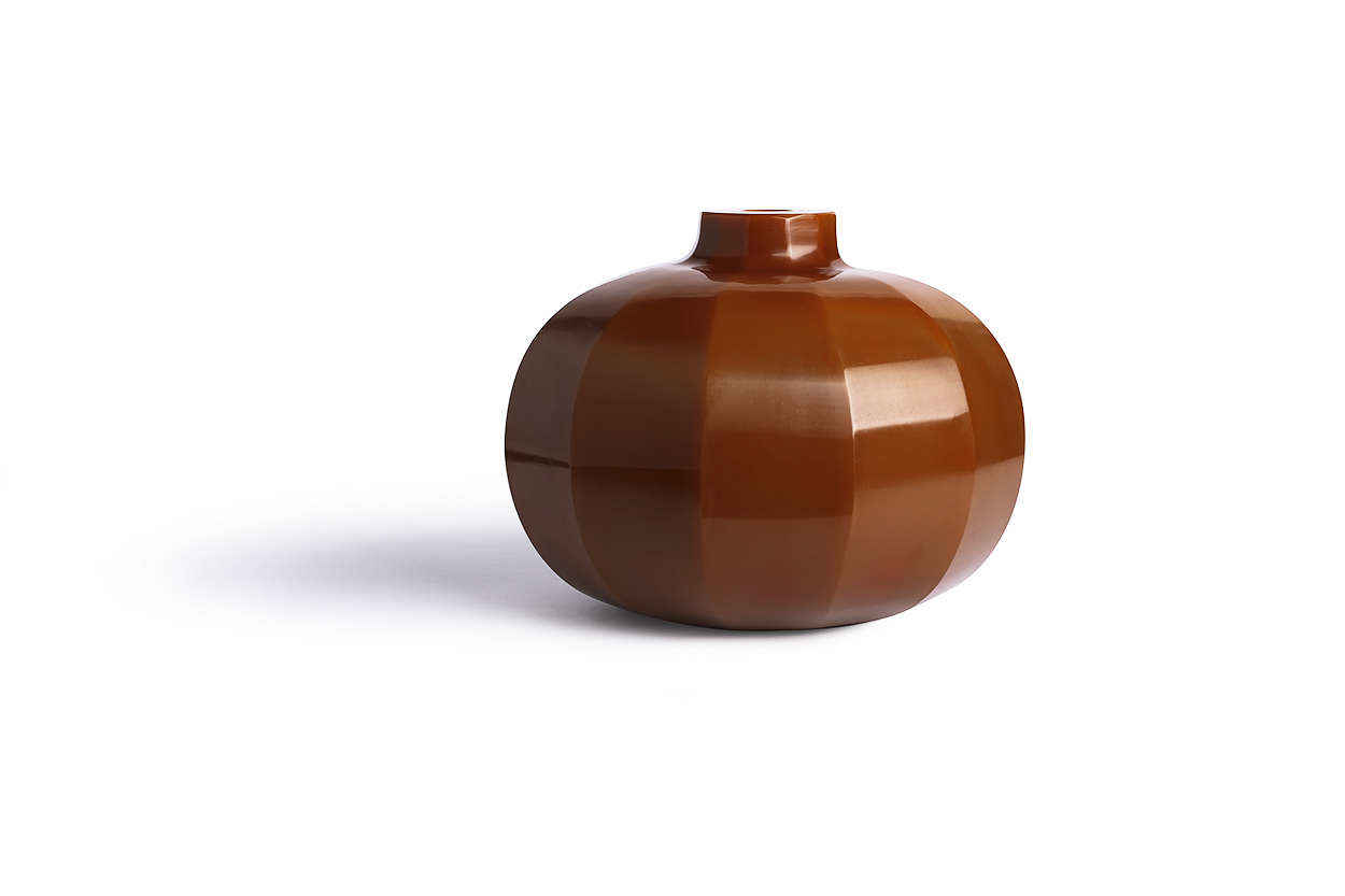 Peking Glass 玻璃花器 南瓜瓶