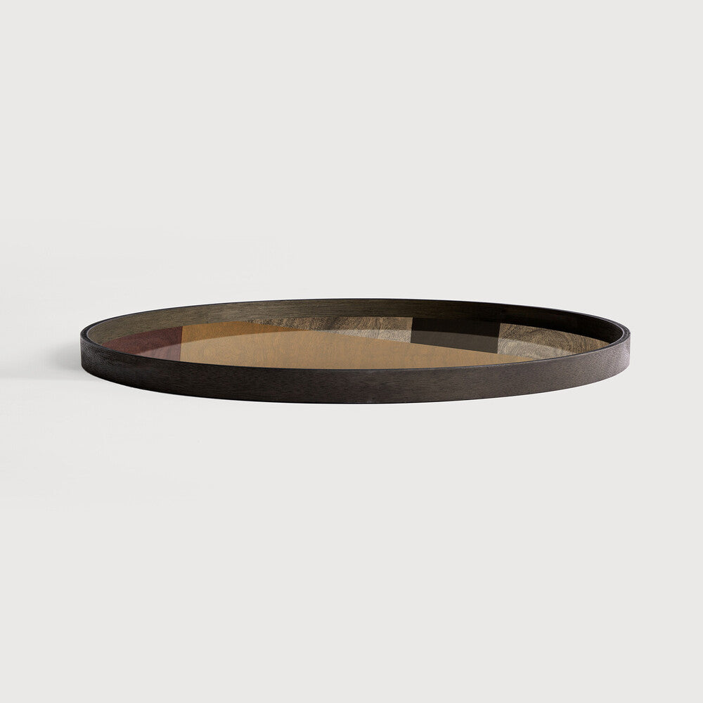 Angle glass tray