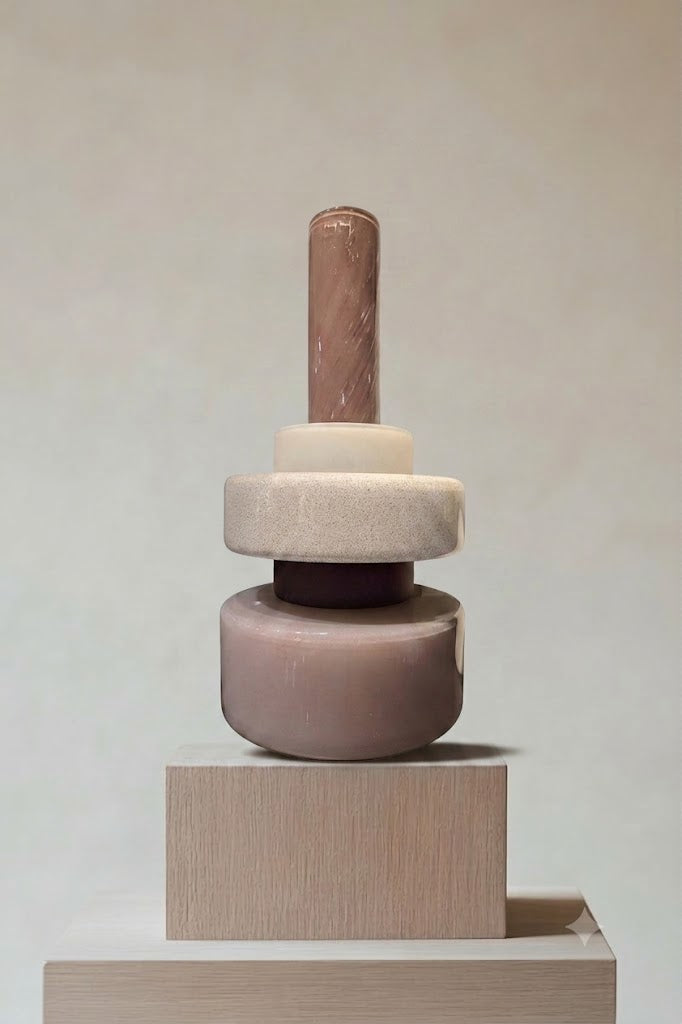 The decorative stack glass
