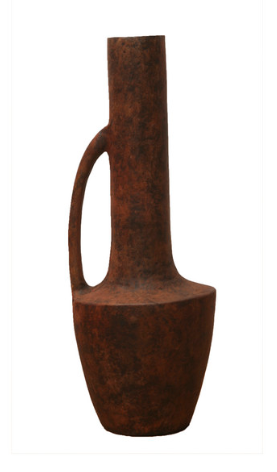 RUSTIC HANDLED ALUMINIUM SCULPTURE