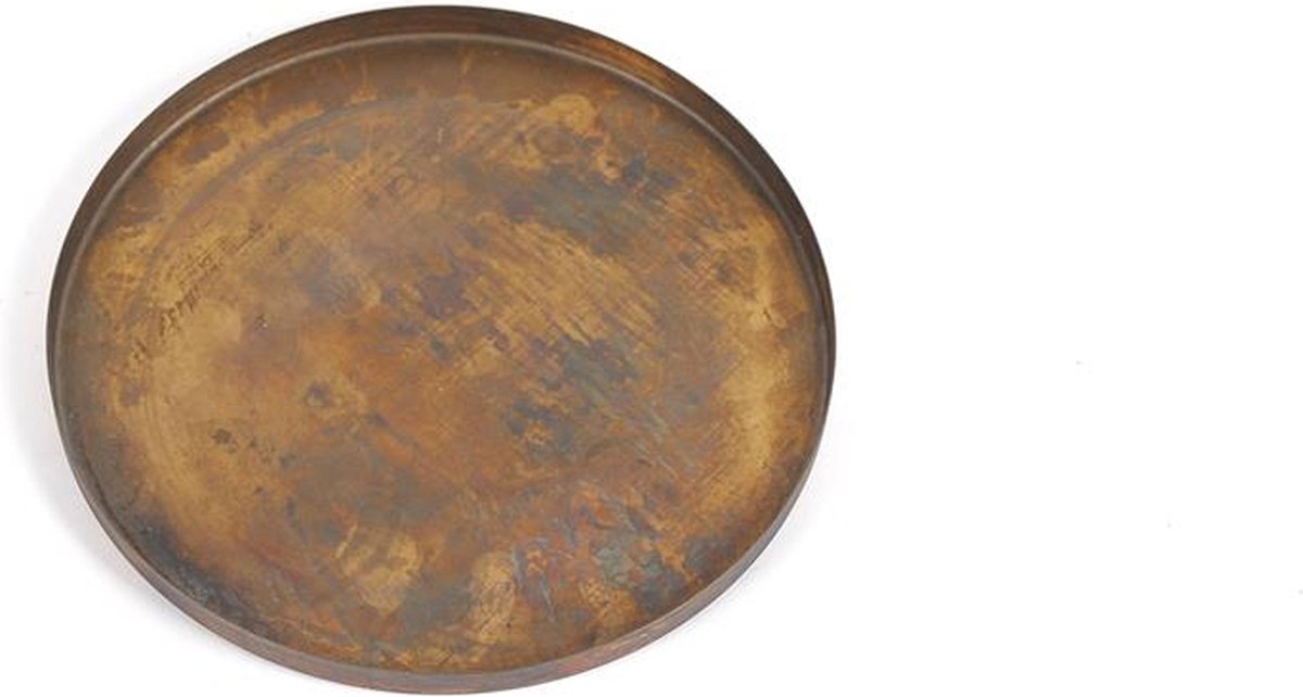 AGED ANTIK - ROUND TRAY