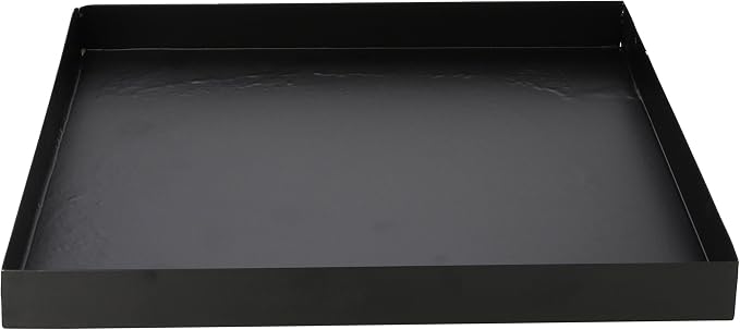 SQUARE TRAY - BLACK METAL