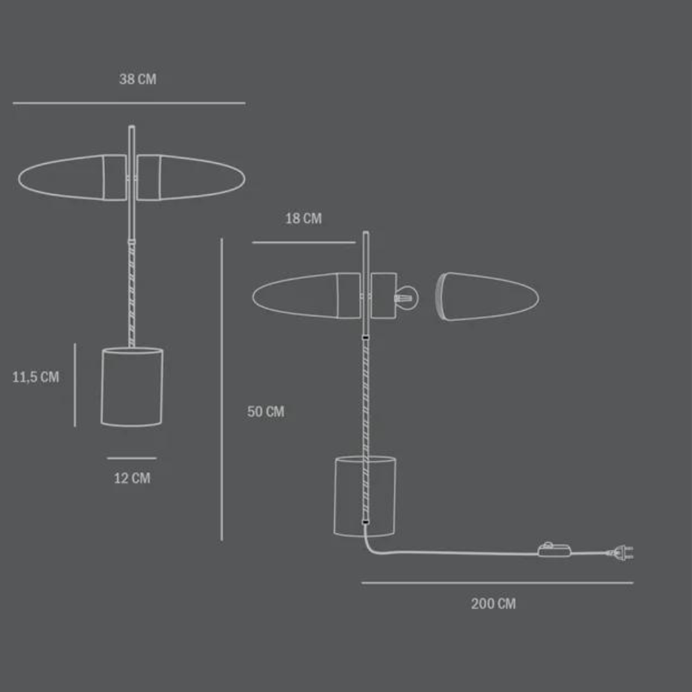 101 COPENHAGEN Bull Table Lamp