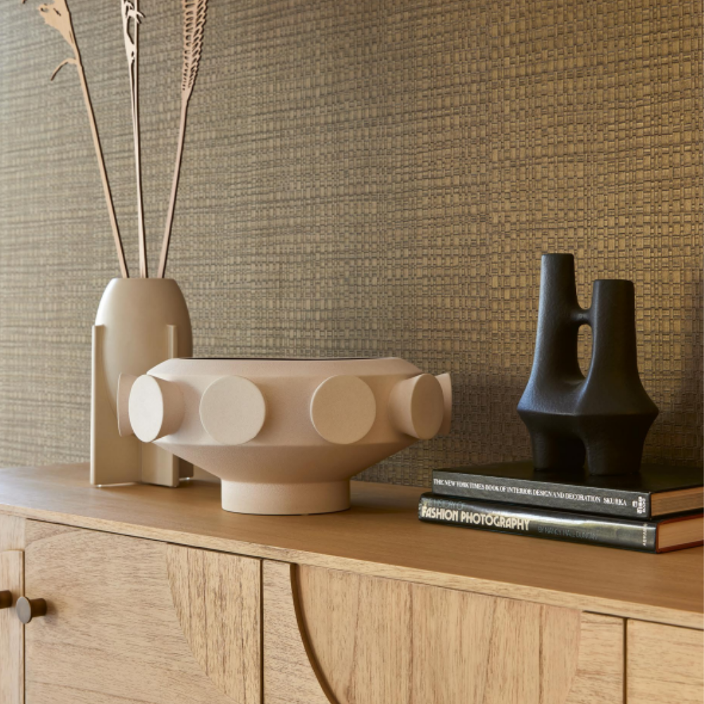 VERSMISSEN Linked 2 Vase Textured Black