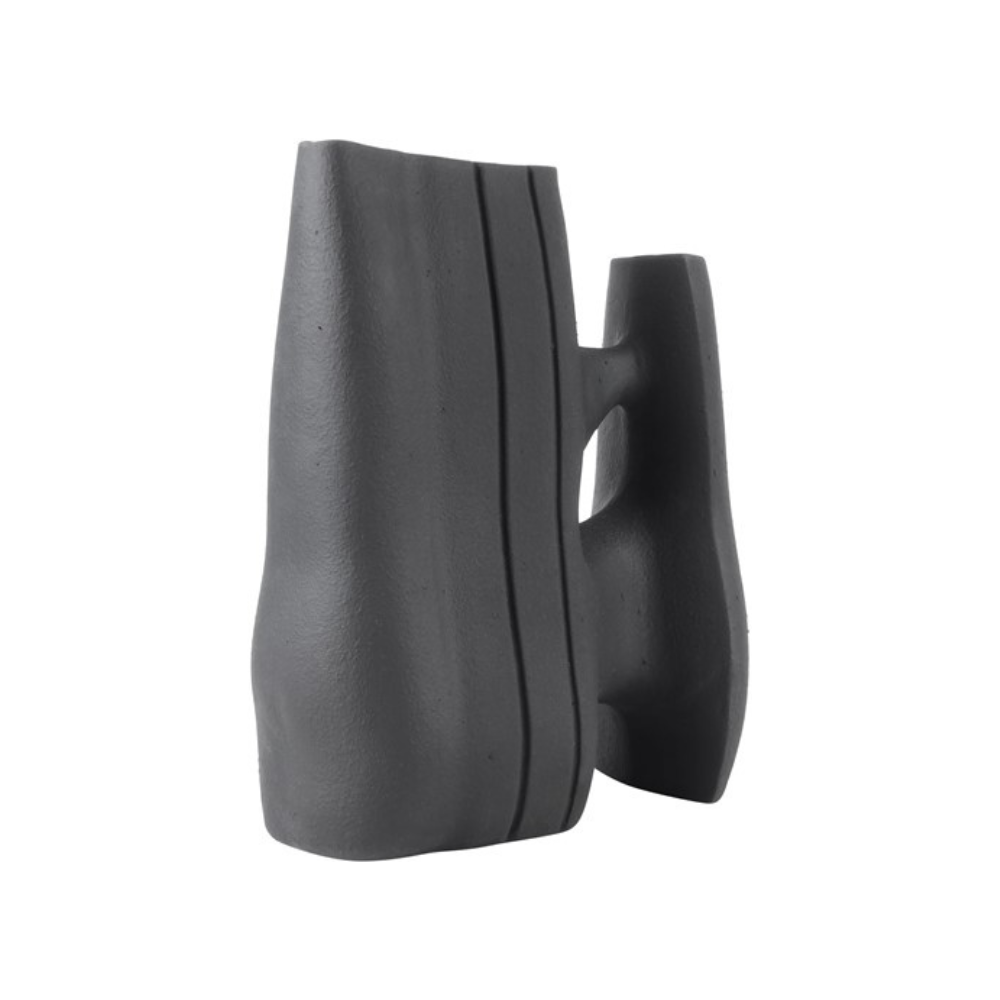 VERSMISSEN Linked 5 Vase Textured Black