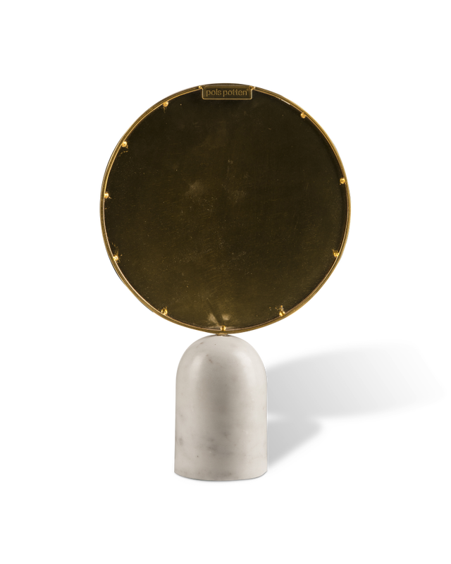 POLS POTTEN Round Mirror with marble Base 桌鏡