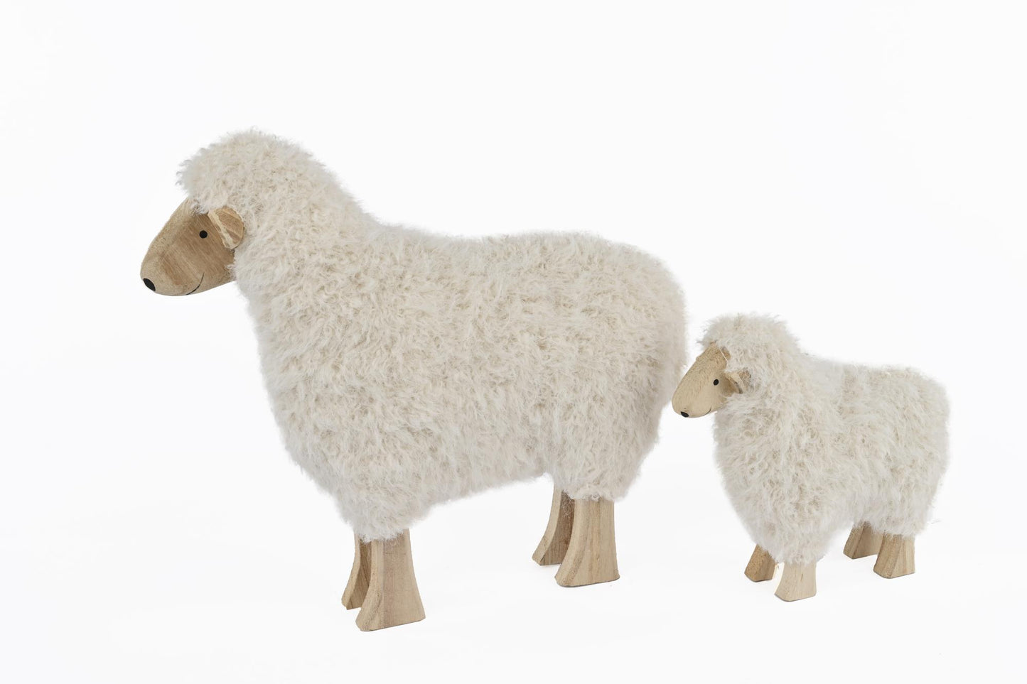 Woolly Deco Sheep - white