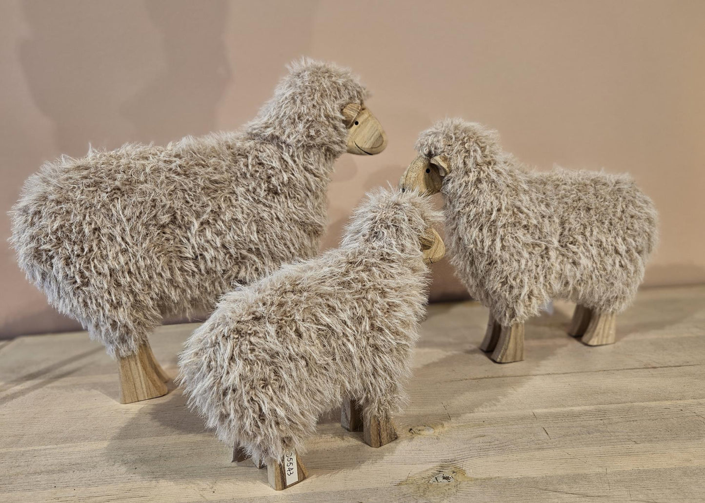 Woolly Deco Sheep - white