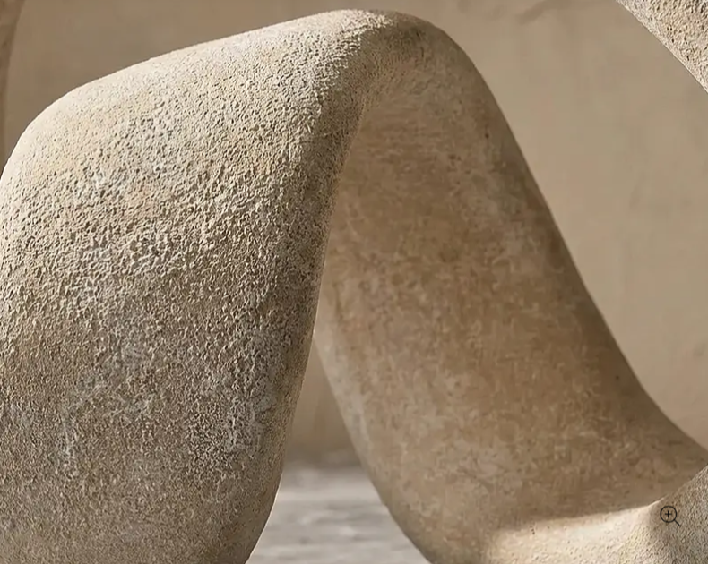 ARTISAN WHITE CERAMIC SCULPTURE