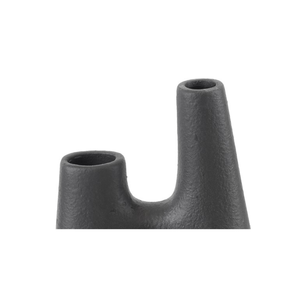 VERSMISSEN Linked 4 Vase Textured Black