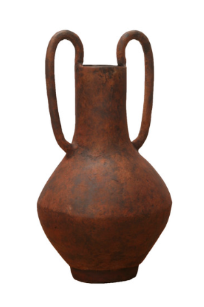 RUSTIC HANDLED ALUMINIUM SCULPTURE