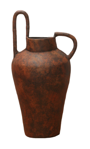 RUSTIC HANDLED ALUMINIUM SCULPTURE