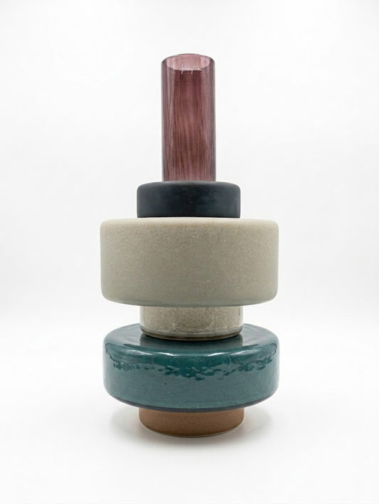 The decorative stack glass