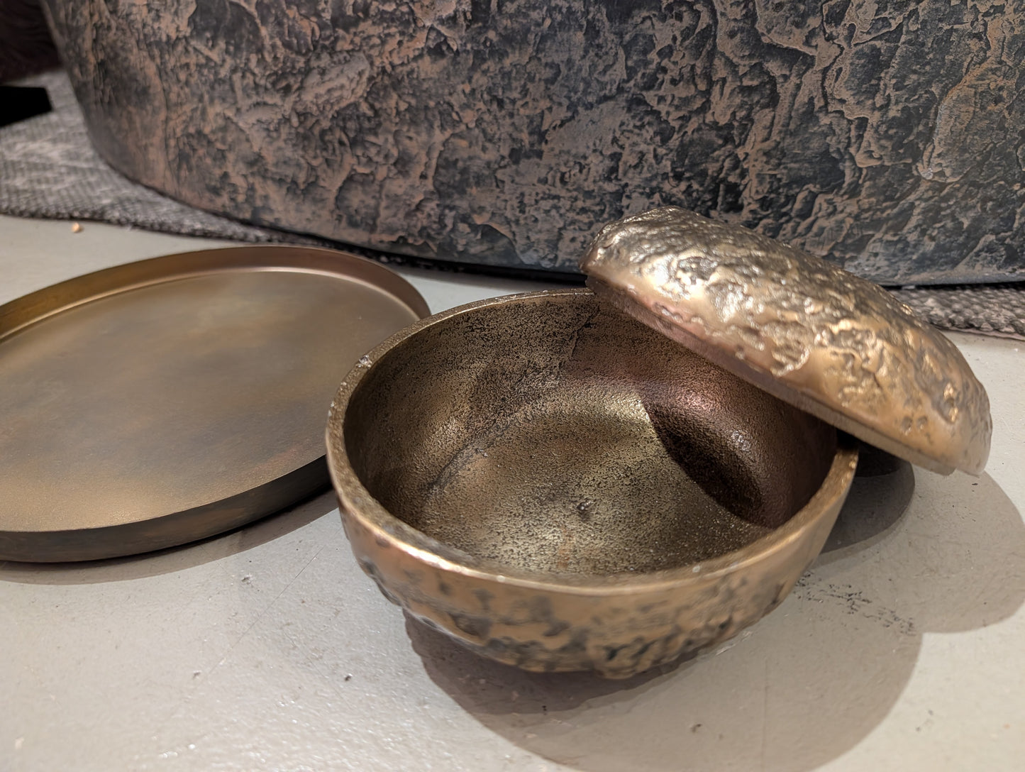 RAW GOLD - ALU BOX WITH COVER