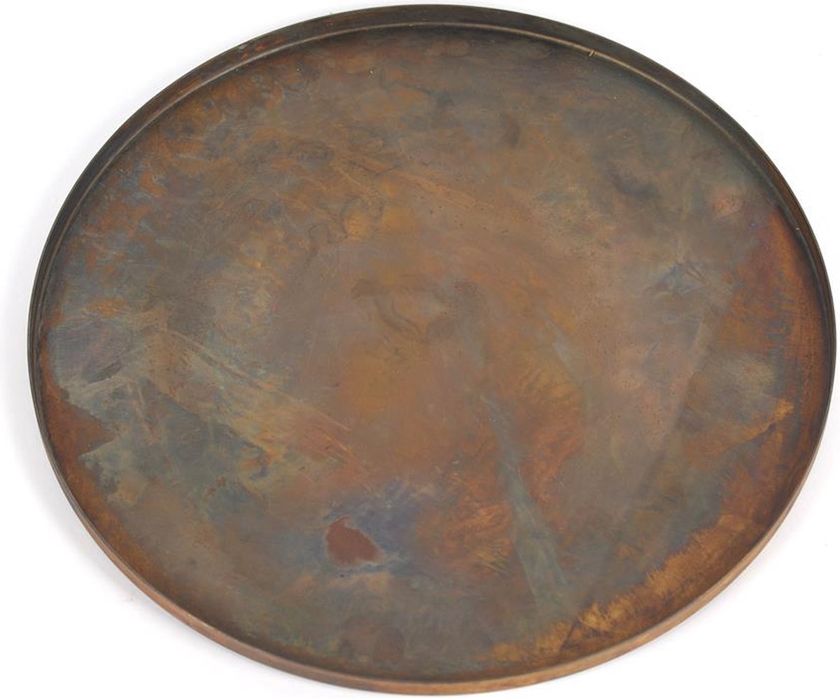 AGED ANTIK - ROUND TRAY