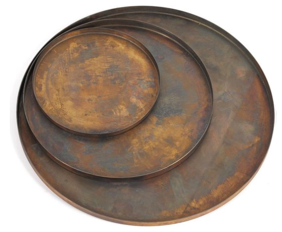 AGED ANTIK - ROUND TRAY