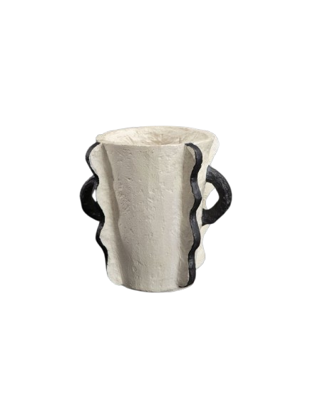 Paper mache vase