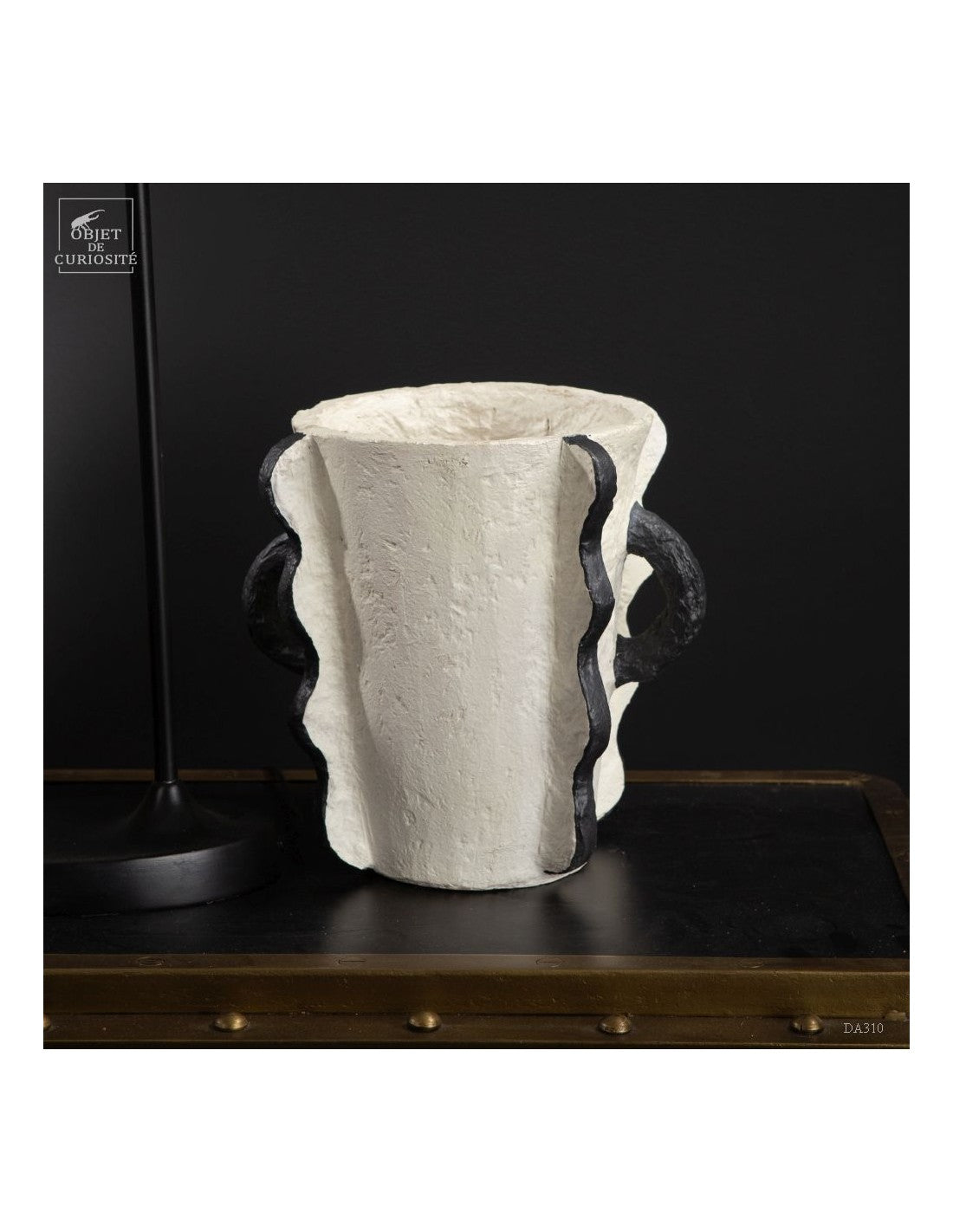 Paper mache vase