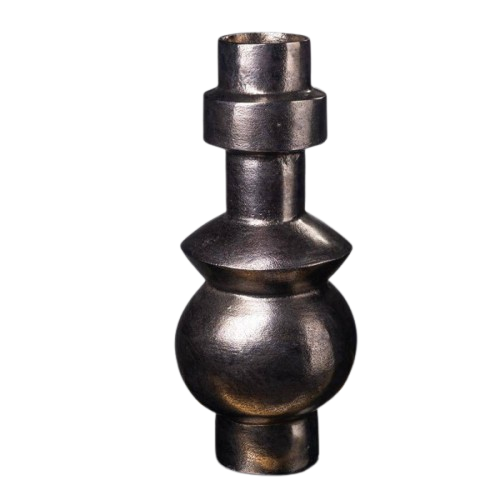 Oxidised industrial primitive vase