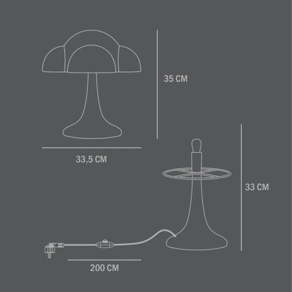 101 COPENHAGEN Fungus Table Lamp