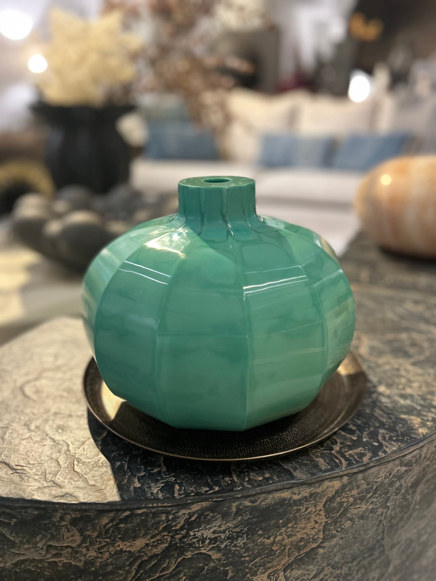 Peking Glass 玻璃花器 南瓜瓶