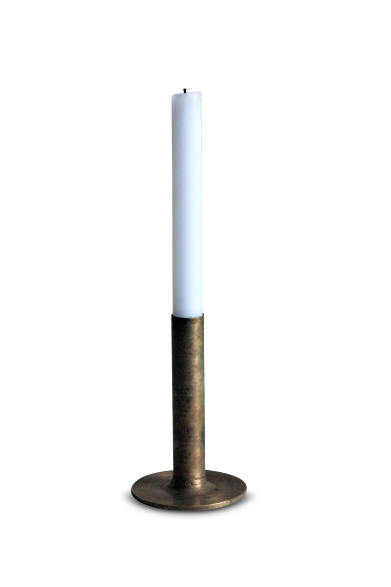 CANDLE HOLDER ALICE BRASS