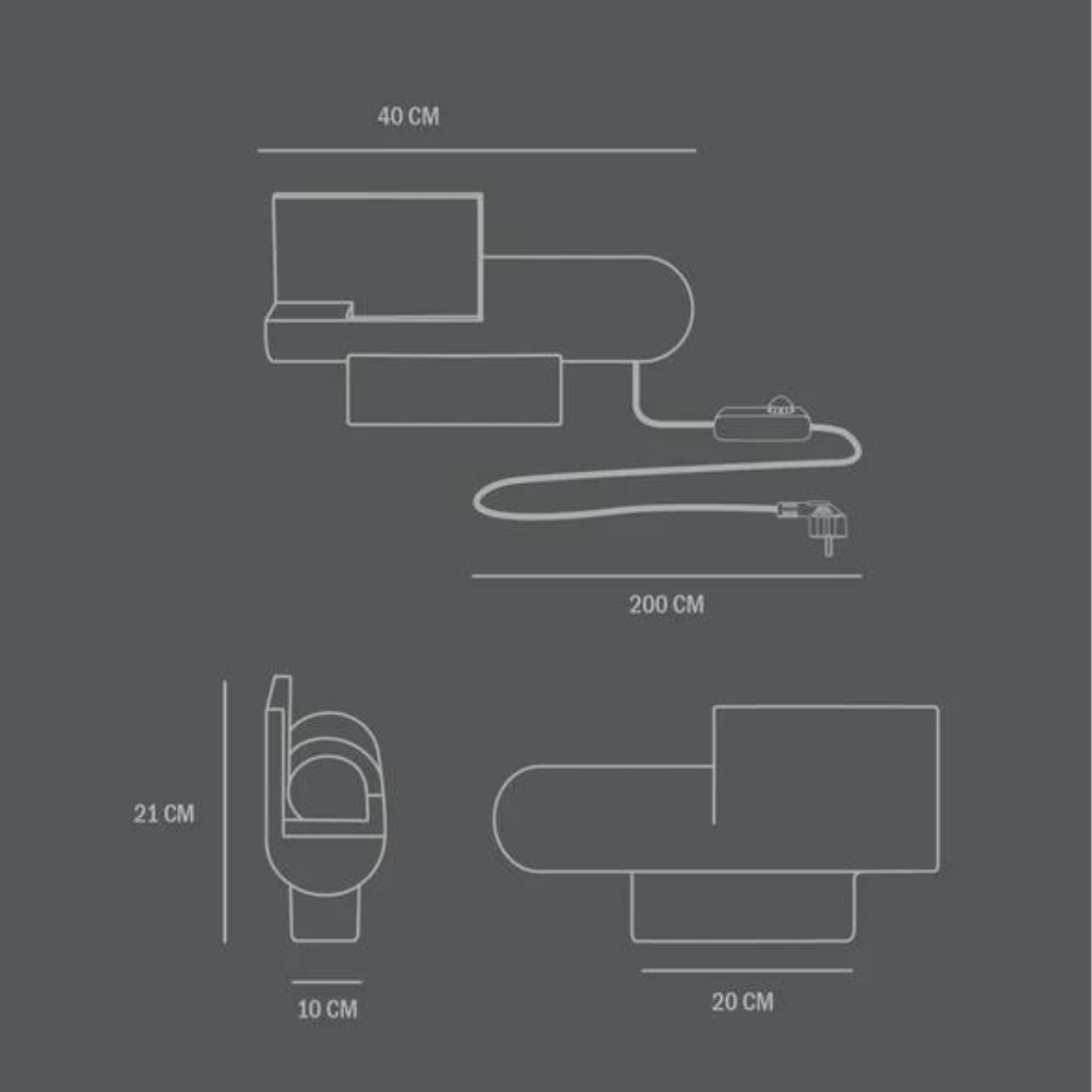 101 COPENHAGEN Brutalist Lamp