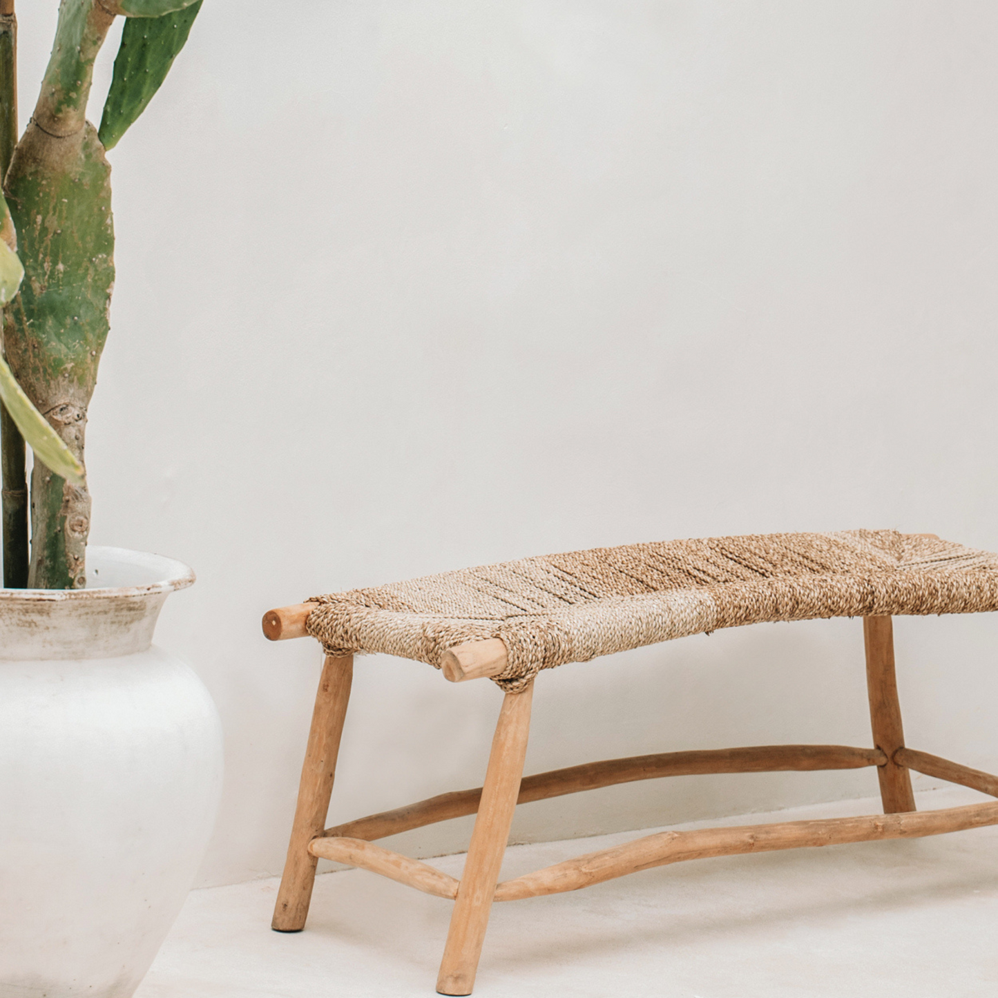 The Porto Seagrass Bench Natural